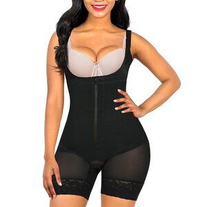 SHAPERX Shapewear for Women Small Black Bodysuit New